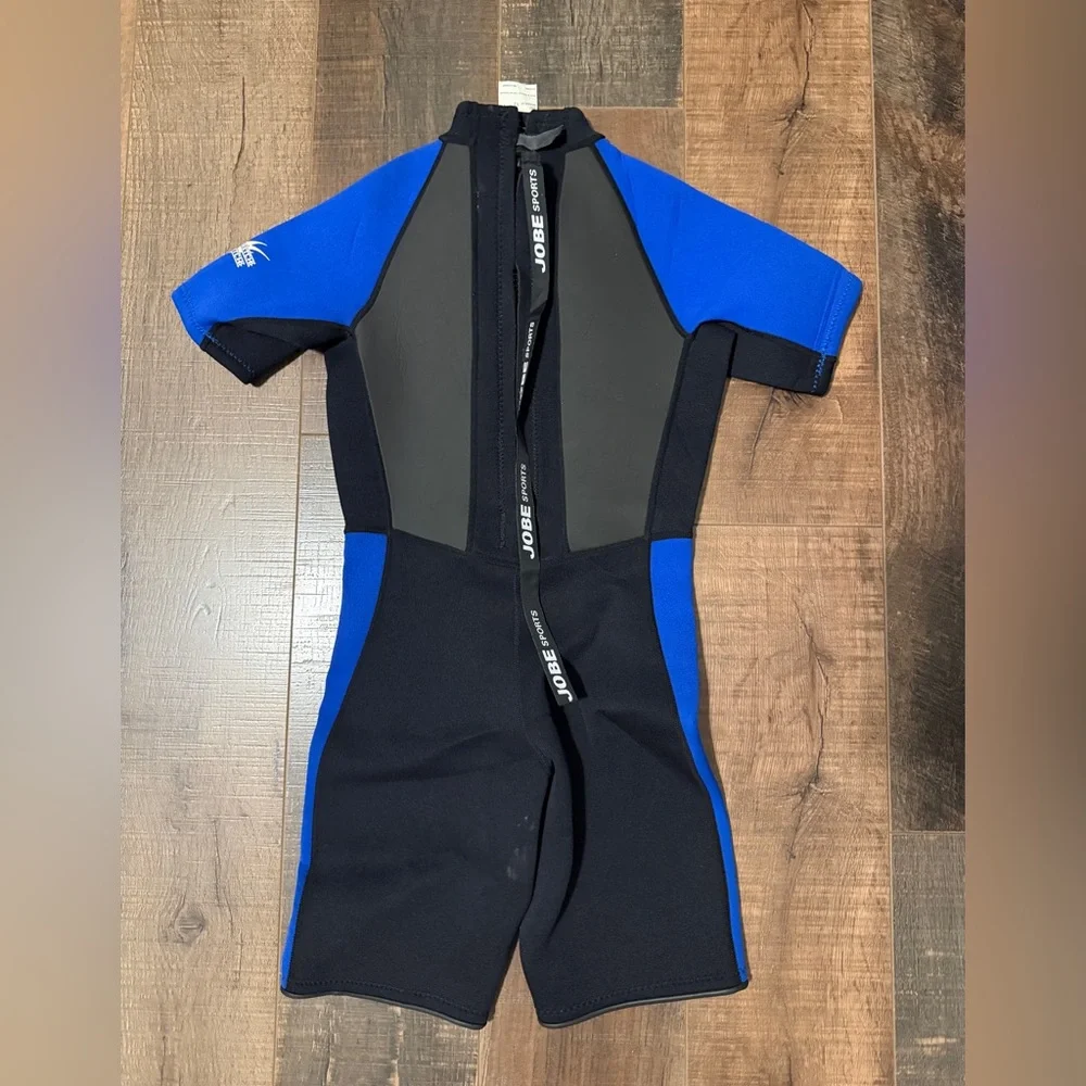 Kids Swim Rashguard - Blue and Black - Picture 3 of 4